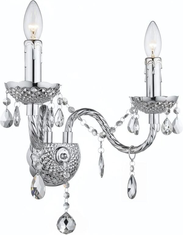 Wandleuchte Toolight Ebt017-2w Chrome