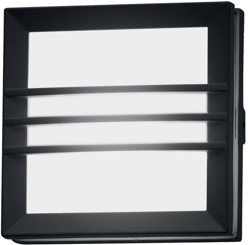 Wandleuchte Deckenlampe Außenleuchte LED Alu graphit IP54 Balkonleuchte Hof