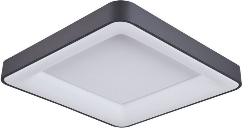 Giacinto - Moderne led Flush Deckenleuchte Schwarz, Warmweiß 3000K 2750lm Dimmbar - Italux