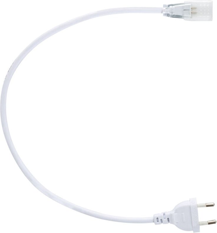 Efectoled - Stromkabel für LED-Streifen Selbstgleichrichtend 220V ac smd&cob IP65 Breite 12mm Weiß