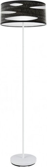 Fabrilamp - Odra 1xe27 Weiß/Schwarz Holz 165x40x40 Cm mark