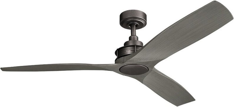 3 Blade 142cm Ceiling Fan Anvil Iron Remote Control 3 Flügel 142 cm Deckenventilator Amboss Eisen Fernbedienung