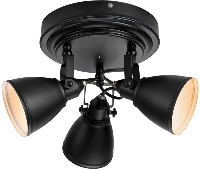 Fjällbacka Deckenstrahler 3 Licht Schwarz, IP44 - Markslojd