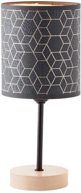 Brilliant - Tischleuchte Galance klein schwarz E27 40 w mit Schnurschalter Tischleuchte