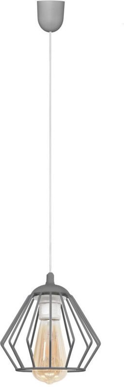 Agat Wire Frame Pendelleuchte Grau 18cm - Helam