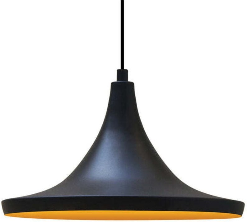 Großer Kronleuchter aus Schwarzem Metall, Schlichte Pendelleuchte für Küche, Wohnzimmer, Café, Büro und Bäckerei