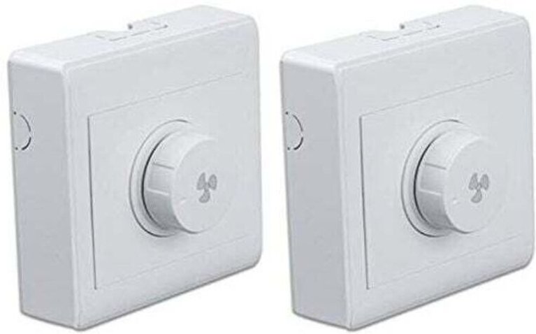 Set mit 2 Dimmschaltern für 300-W-Ventilatoren, 220-V-10-A-Drehzahlregler für Deckenventilatoren, Bedienfeld