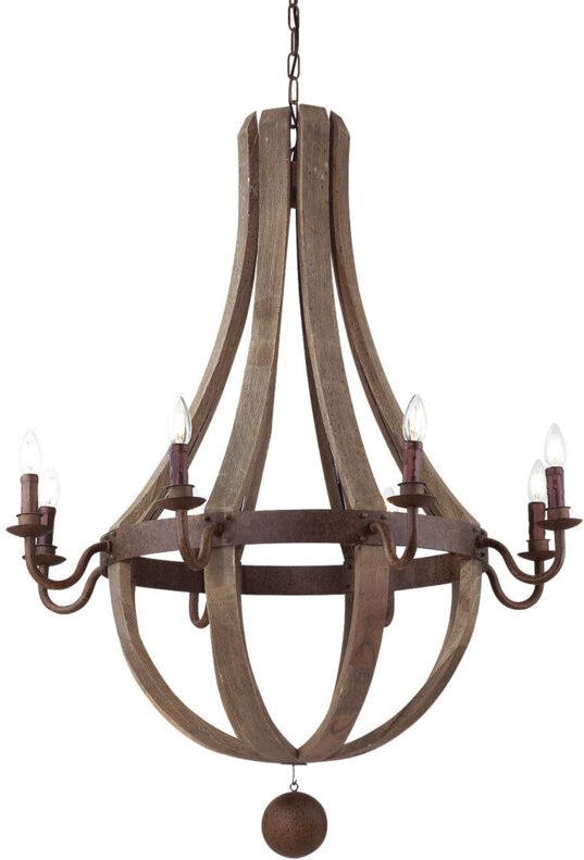 Ideal Lux Millennium - 8 Lichtdeckenanhänger Braun, E14