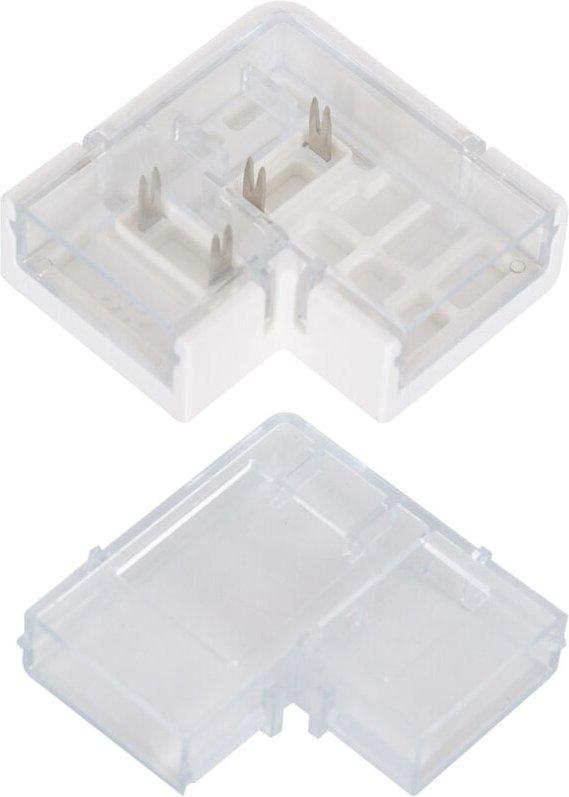 Eckverbinder für LED-Streifen Selbstgleichrichtend 220V ac smd Silicone flex Breite 12 mm 12 mm