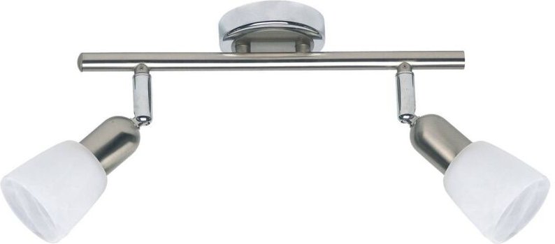 Brilliant - 2er Spot Sofia eisen-chrom 33 x 10 cm E14, max. 2 x 40 w Spots