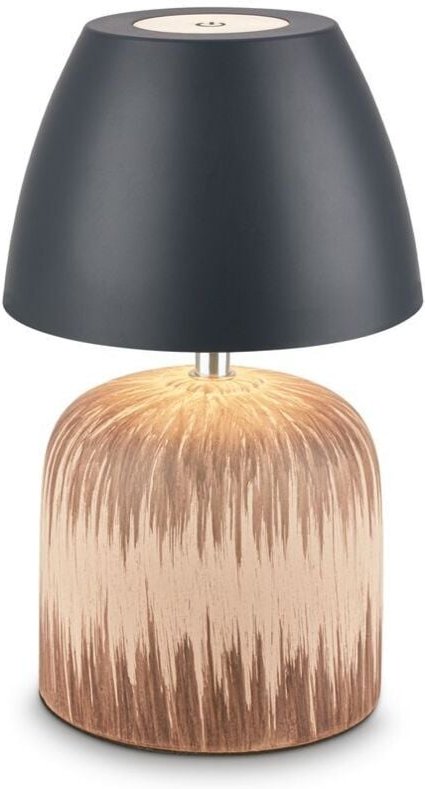 B.k.licht - led Tischlampe Akku led Tischleuchte Kabellos Dimmbar Touch Warmweiß Keramik