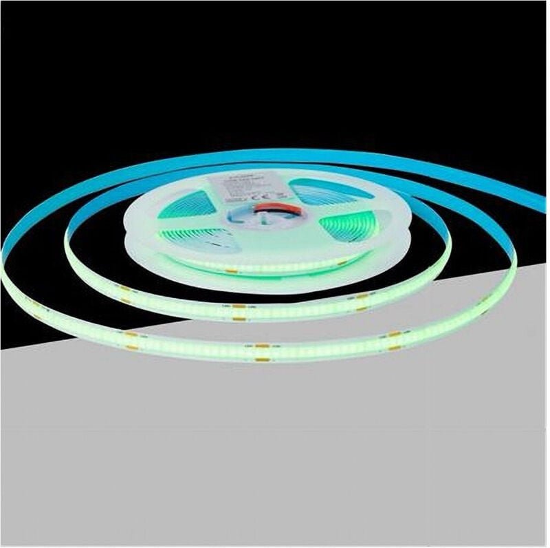 Trade Shop Traesio - Trade Shop - cob bobin led stress 5MT flexible dc 24V verschiedene temperatur COB-24V-320 -