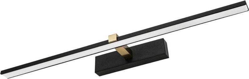 Wandleuchte über dem Spiegel/Bild LED 12W 60 cm schwarz und gold VENUS ID-9036 Idealed