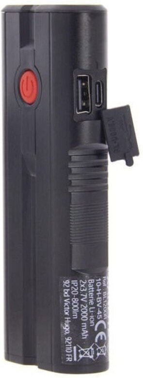 Xanlite 800 lm 80 m Schwarze wiederaufladbare Arbeitsleuchte Sans marque