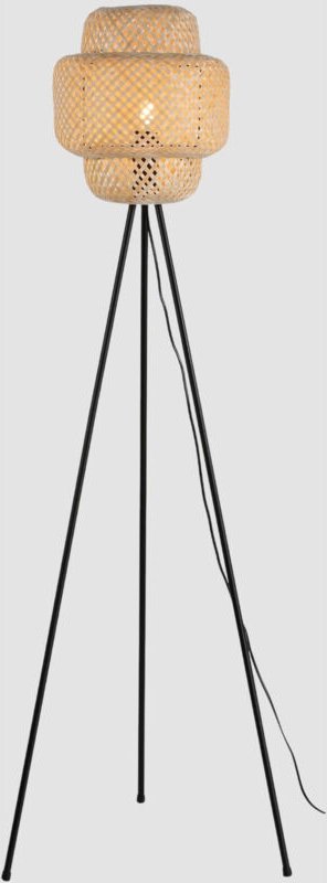Barcelona Led - Stehleuchte mit Korbschirm "Onna"