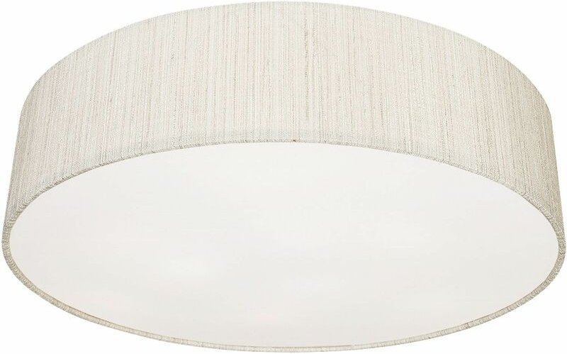 Weiße Deckenlampe 3-flmg Wohnzimmer Leuchte SELINA