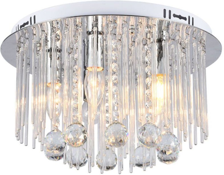 Designer-Deckenleuchte E14 IP20 Chrom