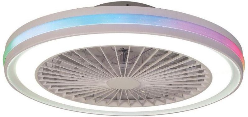 Rgb led deckenleuchte mit lüfter Mantra gamer 20+40w 2700-5000k weiß - 8291