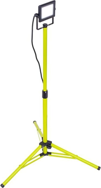 LED-Arbeitsleuchte mit Stativ und Einzelkopf, schlank, verstellbar, mehrfach positionierbar, faltbar, 2,5 m Kabel, wette...