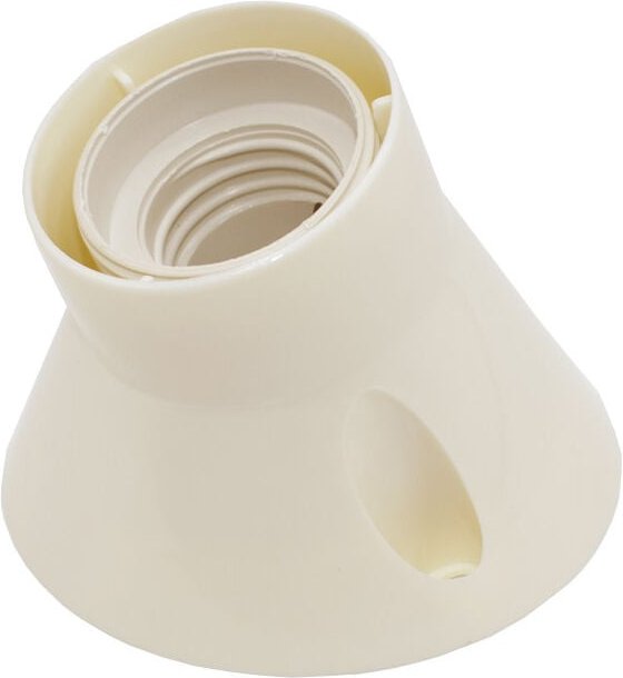 Master - Wandlampenfassung mit schrägem E27-Kunststoffsockel 00534-B