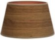 Lampenschirm salma clamp dunkel holz 10dx8dx8h konisch offen konisch