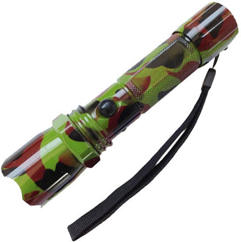 Trade Shop Traesio - Trade Shop - durchlässige weisse licht-led-taschenlampe lumen militär wiederaufladbares kfz-ladeger...