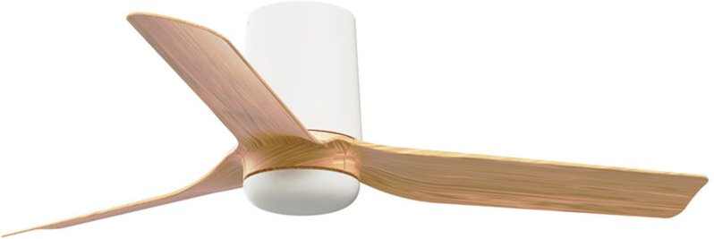 Mini punt tub s Ventilator ohne Licht weiß / helles Holz