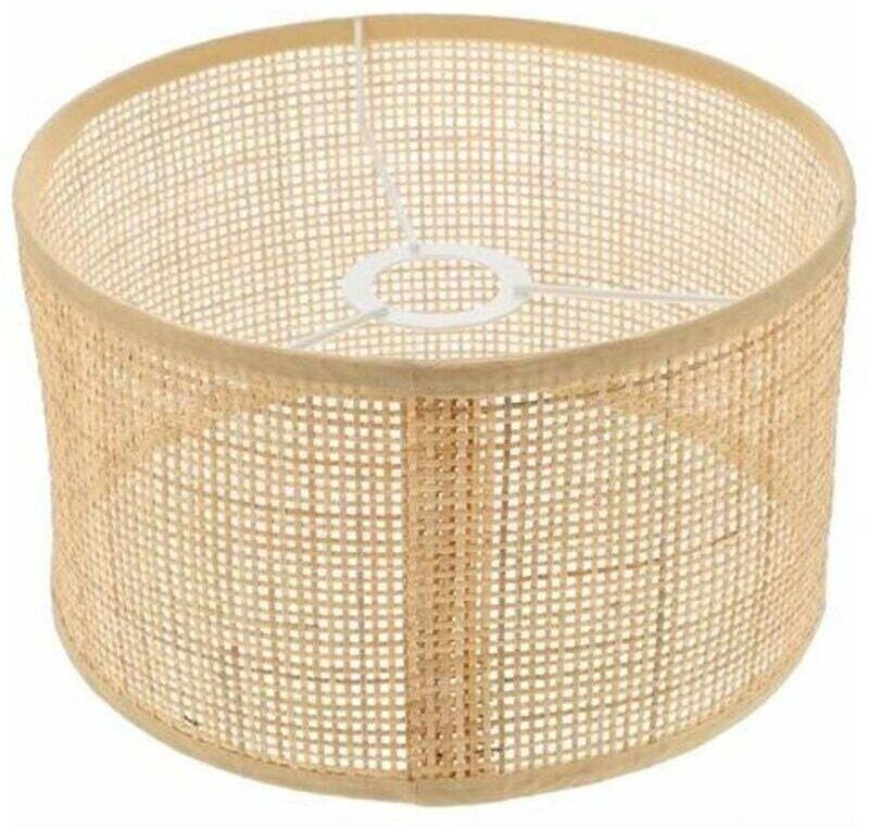 Lampenschirm aus Rattan, Kronleuchter, gewebter Lampenschirm, Deckenleuchte, Klemmbirnenabdeckung, Lampenschirm für Tisc...