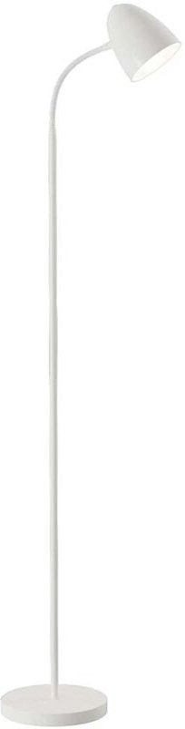 Thumbnail - Stehlampe Wohnzimmerleuchte Standleuchte Spot beweglich Metall weiß H 145 cm