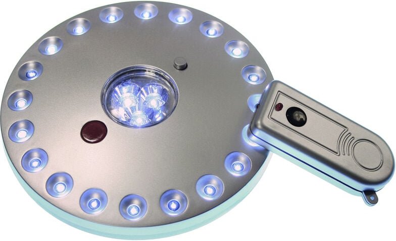 as - Schwabe LED Spot-Leuchte 20+3 LED Fernbedienung IP20