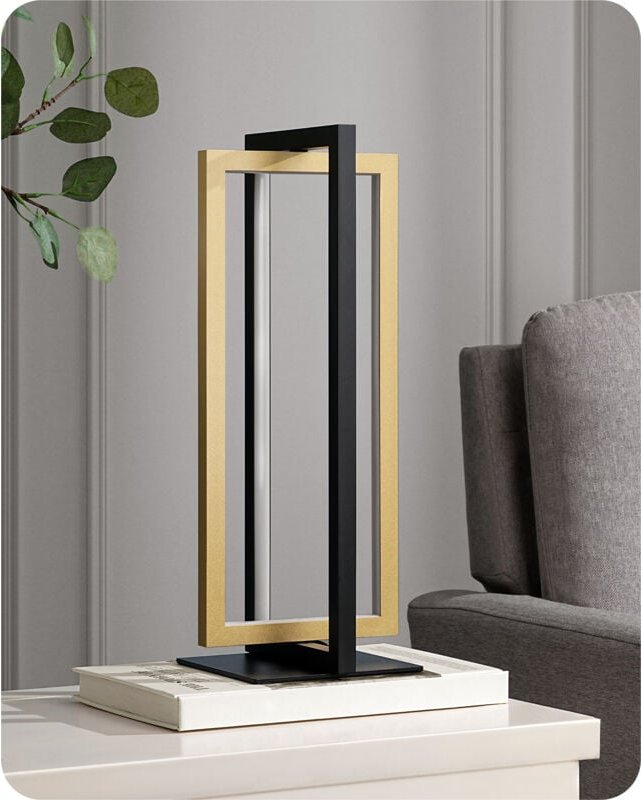 EDISHINE LED Touch Dimmbare Tischlampe, 3 Farbtemperaturen, 750 Lumen, 3000K-4500K-6000K, Nachttischlampe für Schlafzimm...