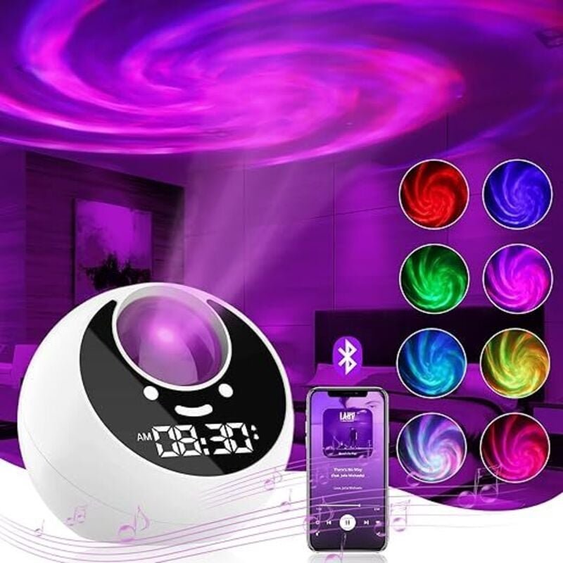 Nordlichter-Projektor, Nordlichter 16-Farbeffekt, Projektionsstern, Galaxy Wasserwellen-Projektion, 30-Ozeanbeleuchtungs...