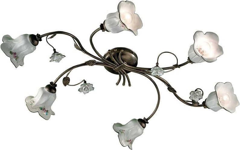 CLASSIC PISA C1204-6, Deckenleuchte Keramik Deckenleuchte,