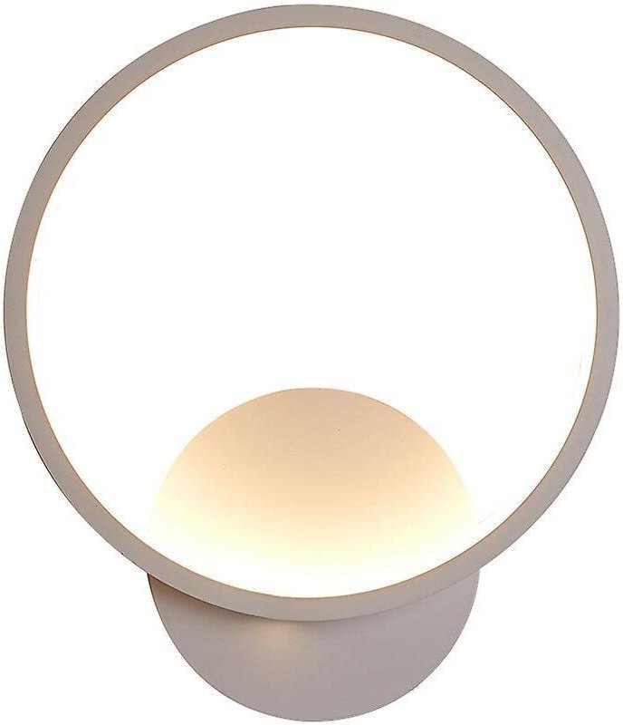 Vtizikl Applique Murale Intérieure LED Applique Murale Ronde Moderne Blanc Chaud