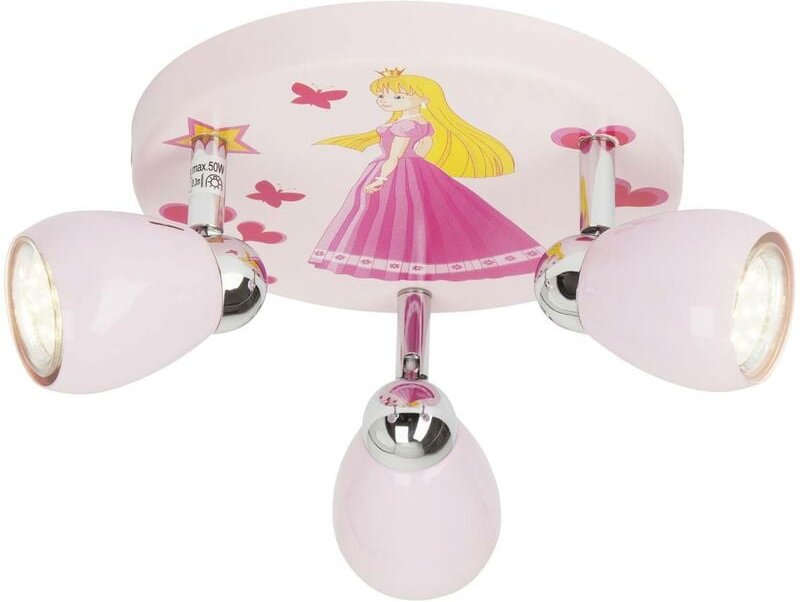 Brilliant - Lampe Princess led Spotrondell 3flg ros3x LED-PAR51, GU10, 3W LED-Reflektorlampen inklusive, (250lm, 3000K) ...