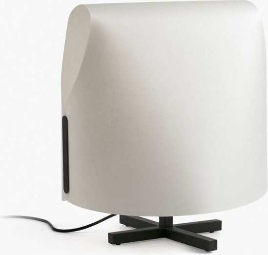 Faro Luang Mittelgroße Tischlampe in Schwarz und Beige