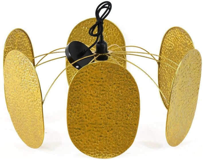 Lampen Roke Lampe Gelbe Dachlampe - 30x60x60 cm - Signes Grimalt