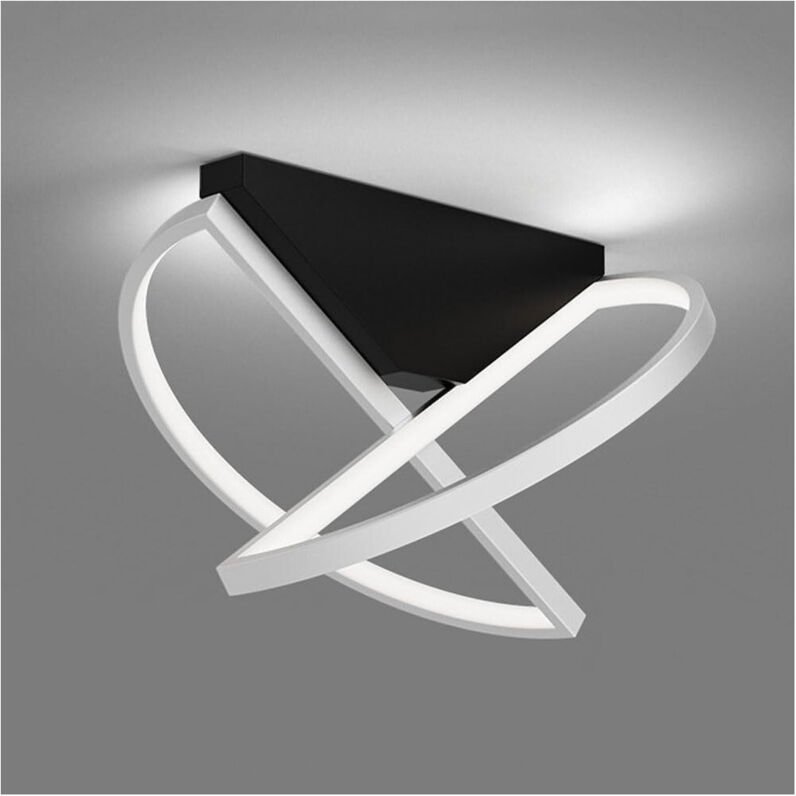 Trade Shop Traesio - Trade Shop - led-deckenleuchte 44W weiss modernes design deckenleuchte kaltlicht 50414 -