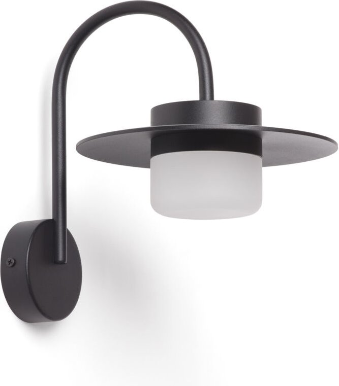 Led Wandleuchte 5W Außen Aluminium Ziapka Schwarz