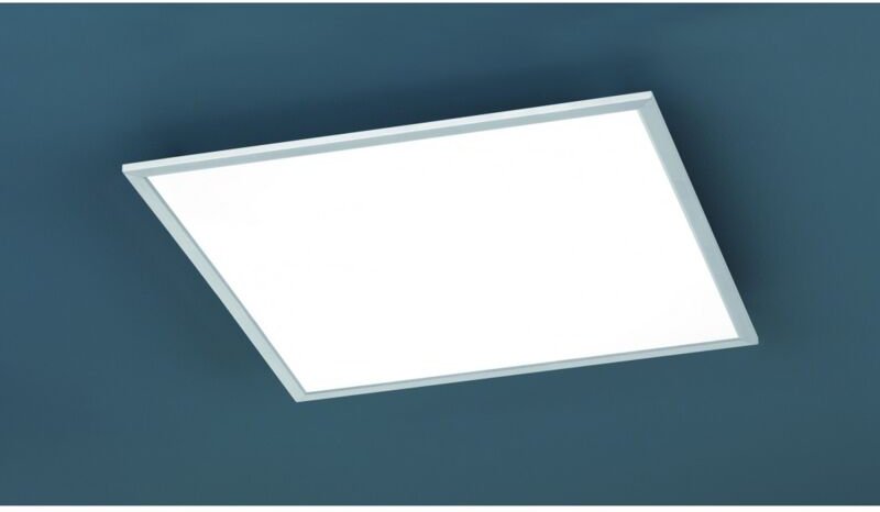 Deckenleuchte Square Panel Led Dimmer Nickel Phoenix 62x62 cm Trio Lighting