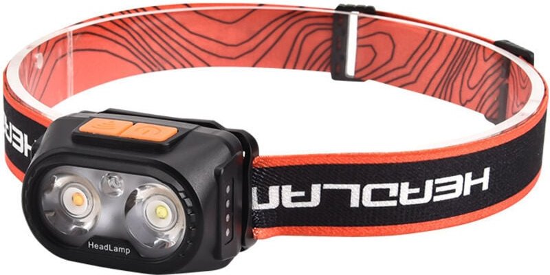 Wiederaufladbare Stirnlampe, superhelle Stirnlampe, einstellbare Helligkeit, leicht und wasserdicht, leistungsstarke Sti...