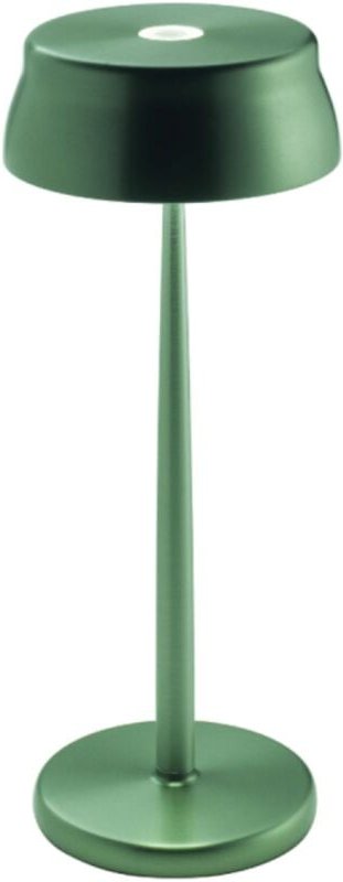 Zafferano Sister Light Wi-Fi Smart LED-Tischlampe, Grün, wiederaufladbar und dimmbar – 2200-2700-3000-4000 K, 3,2 W, Höh...