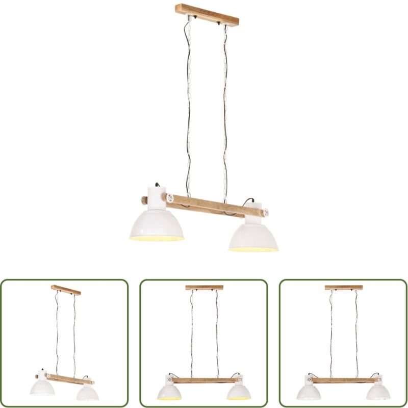 Hängelampe Wohnzimmer - Hängelampe Industriestil 25 W Weiß 109 cm E27