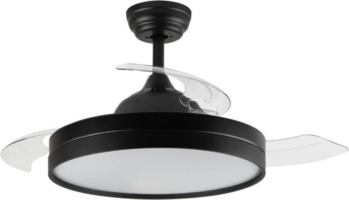 Deckenventilator mit LED-Licht Orgebozo Fernbedienung Leise 3 ausziehbare Blätter von 105 cm Winter-Sommer-Modus