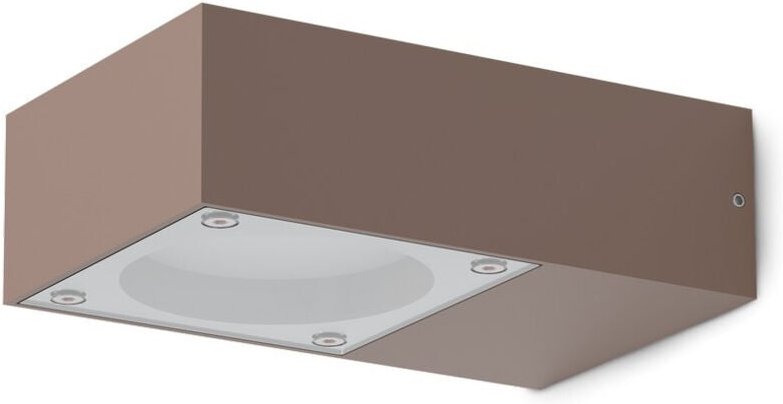 Ideal Lux - sirio Außenwandleuchte Downlight Kaffee IP65