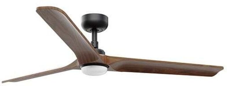 Faro Barcelona - heywood m Ventilator mit Licht schwarz/Holz heywood m Ventilator mit Licht schwarz/Holz