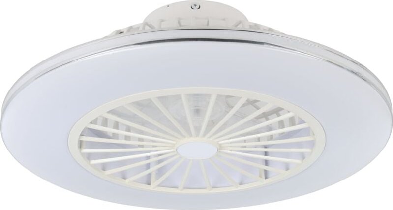 Deckenventilator mit Beleuchtung Lovisca, Ventilator Decke dimmbar mit Fernbedienung und 3 Geschwindigkeiten, Kunststoff...