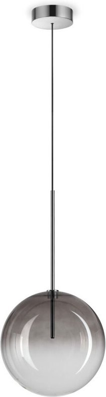 Equinoxe 25 cm Globe Pendelleuchte, Rauchgrau - Ideal Lux