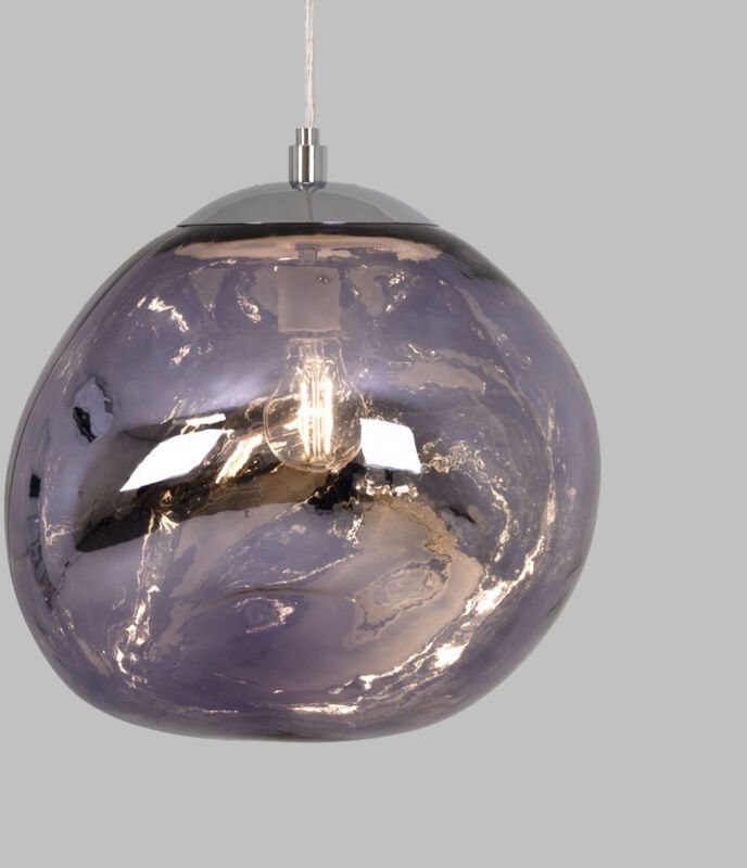 Hängelampe aus Kristall mit Design 'rainy' - ø 36cm