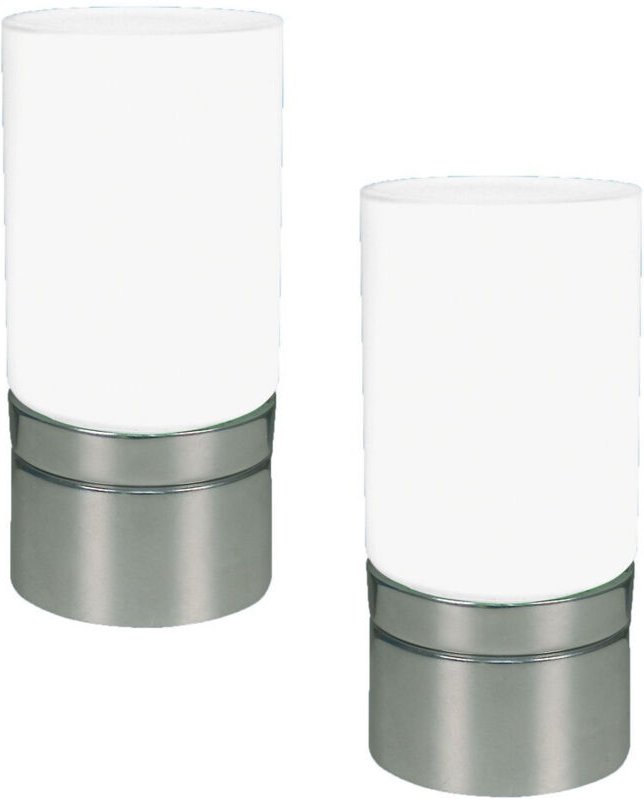 0 NaeveSet von 2 LEDCCTCylindrischen TischlampeWeißBatteriebetrieben